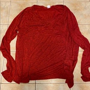 Red Long Sleeve Shirt